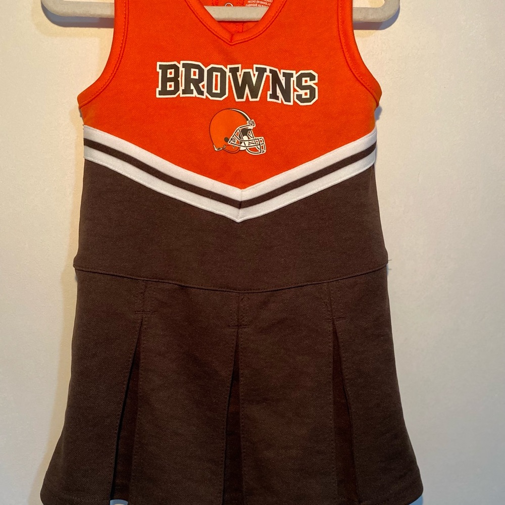 Size 4T Browns cheerleader one piece